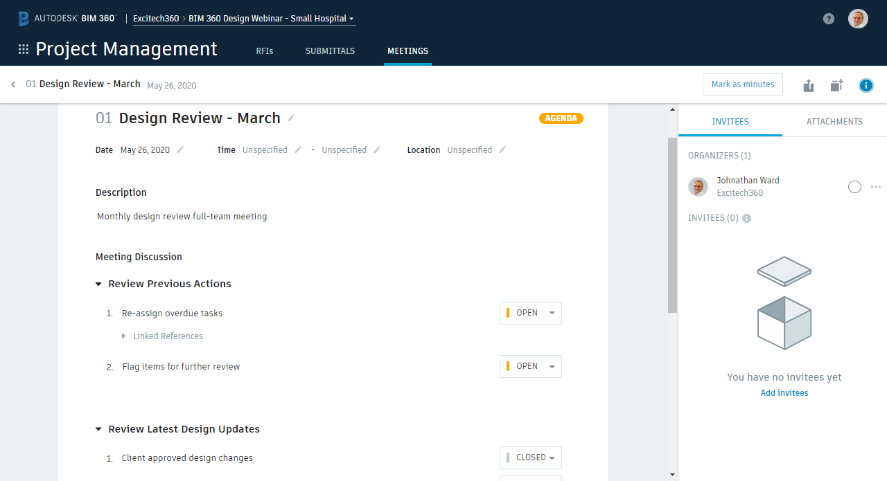 BIM 360 Build | Project Management Overview | Symetri.us